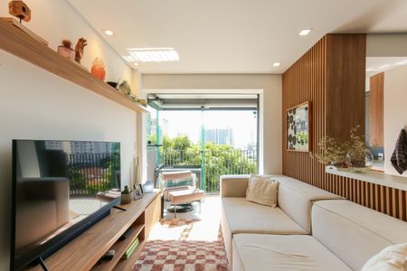 Sala de apartamento à venda com 2 quartos, 58m² em Ferreira, São Paulo