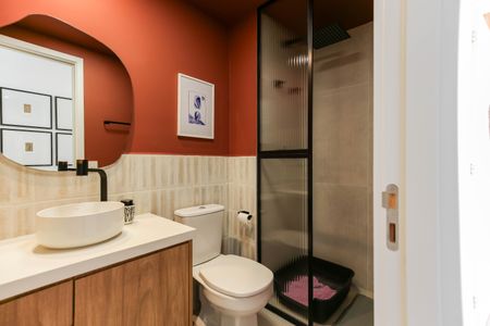 Apartamento à venda com 58m², 2 quartos e 1 vaga Apartamento à venda com 58m², 2 quartos e 1 vagaBanheiro