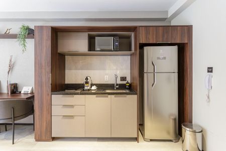 Studio para alugar com 40m², 1 quarto e sem vaga Studio para alugar com 40m², 1 quarto e sem vagaCozinha