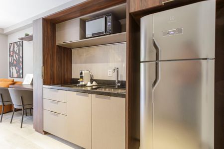 Studio para alugar com 40m², 1 quarto e sem vaga Studio para alugar com 40m², 1 quarto e sem vagaCozinha