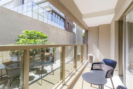 Studio para alugar com 40m², 1 quarto e sem vaga Studio para alugar com 40m², 1 quarto e sem vagaVaranda