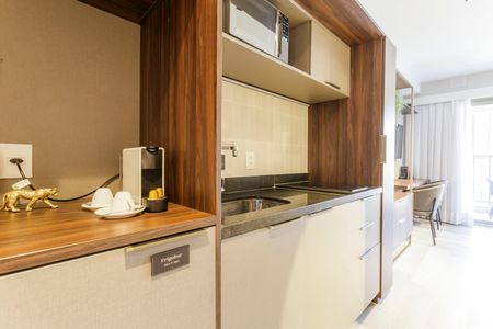 Studio para alugar com 30m², 1 quarto e sem vagaCozinha