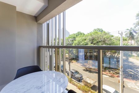 Studio para alugar com 30m², 1 quarto e sem vagaVaranda