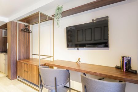 Studio para alugar com 30m², 1 quarto e sem vagaSala/Quarto