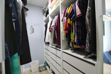 Apartamento à venda com 149m², 4 quartos e 2 vagasQuarto 4 - Closet da Suíte