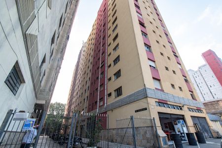 Studio à venda com 35m², 1 quarto e sem vagaFachada e Placa