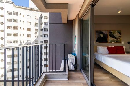 Studio para alugar com 31m², 1 quarto e sem vagaVaranda Studio