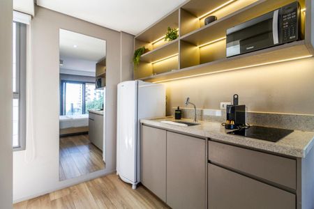 Studio para alugar com 31m², 1 quarto e sem vagaCozinha