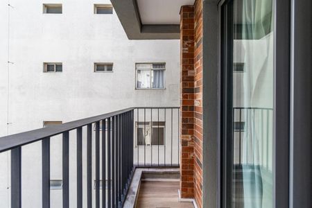 Studio para alugar com 25m², 1 quarto e sem vagaVaranda