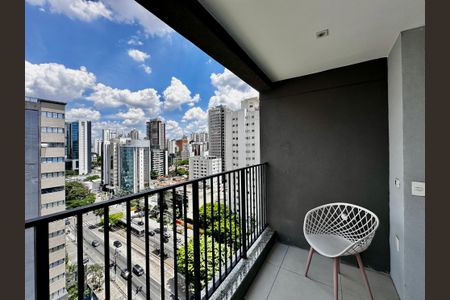 Studio para alugar com 26m², 1 quarto e sem vagaSacada