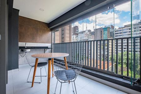 Apartamento para alugar com 48m², 1 quarto e sem vagaStudio - Varanda