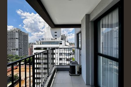 Studio para alugar com 26m², 1 quarto e sem vagaSacada