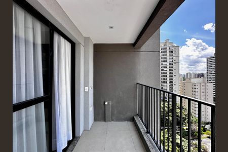 Studio para alugar com 26m², 1 quarto e sem vagaSacada