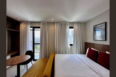 Studio para alugar com 26m², 1 quarto e sem vagaQuarto