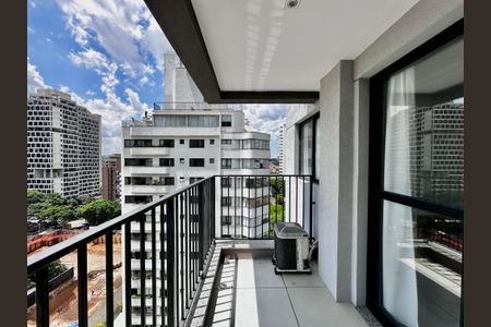 Studio para alugar com 26m², 1 quarto e sem vagaSacada
