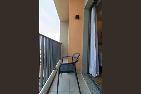 Studio para alugar com 29m², 1 quarto e sem vagaVaranda