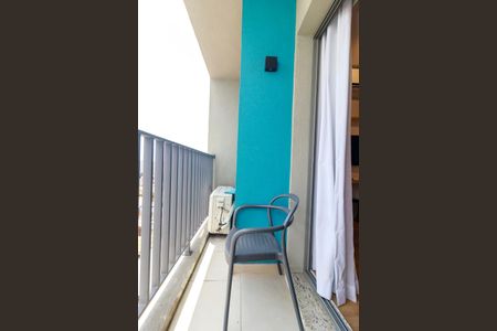 Studio para alugar com 29m², 1 quarto e sem vagaVaranda