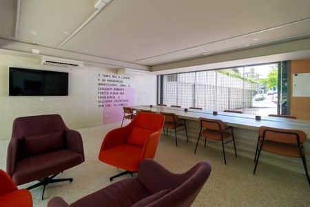 Studio para alugar com 29m², 1 quarto e sem vagaCoworking