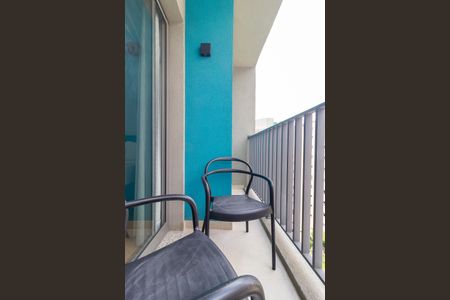 Studio para alugar com 29m², 1 quarto e sem vagaVaranda