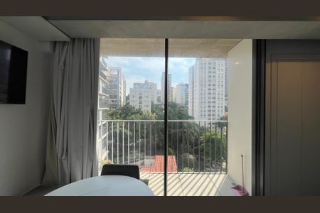 Studio para alugar com 28m², 1 quarto e sem vagaSacada 