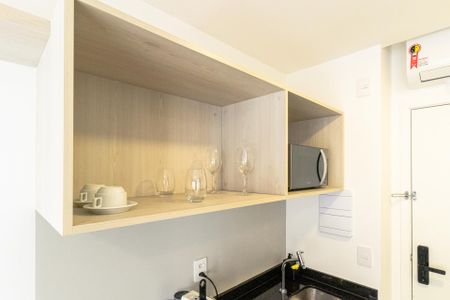 Studio para alugar com 24m², 1 quarto e sem vaga Studio para alugar com 24m², 1 quarto e sem vagaCozinha