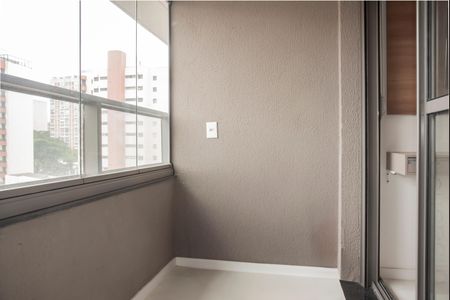 Varanda de kitnet/studio para alugar com 1 quarto, 28m² em Vila Clementino, São Paulo
