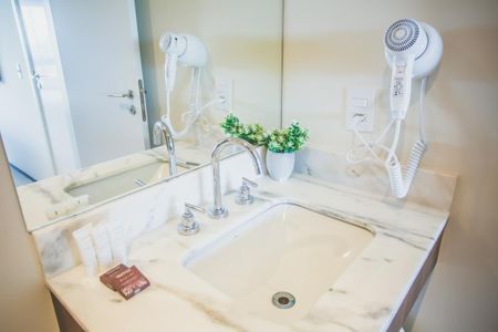 Apartamento para alugar com 58m², 1 quarto e sem vagaBanheiro Suíte