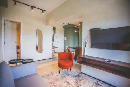 Apartamento para alugar com 58m², 1 quarto e sem vagaSala de Estar