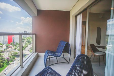 Apartamento para alugar com 58m², 1 quarto e sem vagaVaranda Sala de Jantar