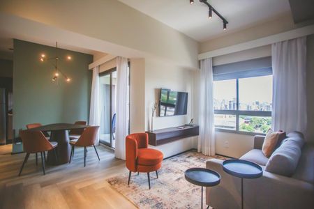 Apartamento para alugar com 58m², 1 quarto e sem vagaSala de Estar