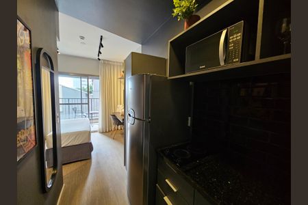 Studio para alugar com 25m², 1 quarto e sem vaga Studio para alugar com 25m², 1 quarto e sem vagaCozinha