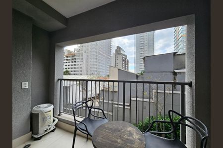 Studio para alugar com 25m², 1 quarto e sem vaga Studio para alugar com 25m², 1 quarto e sem vagaVaranda