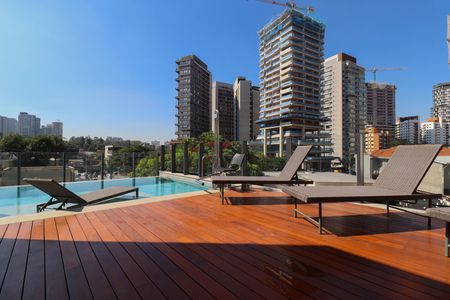 Studio para alugar com 26m², 1 quarto e sem vagaPiscina