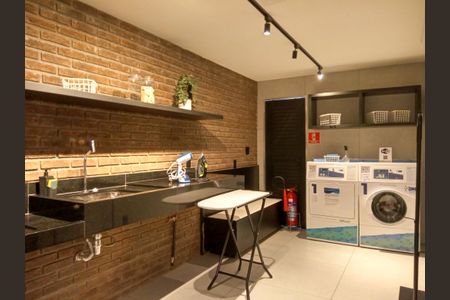Studio para alugar com 26m², 1 quarto e sem vaga Studio para alugar com 26m², 1 quarto e sem vagaÁrea comum - Lavanderia