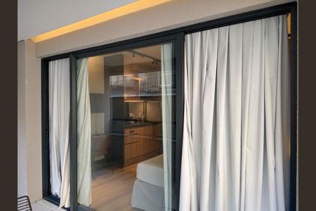 Studio para alugar com 26m², 1 quarto e sem vaga Studio para alugar com 26m², 1 quarto e sem vagaVaranda