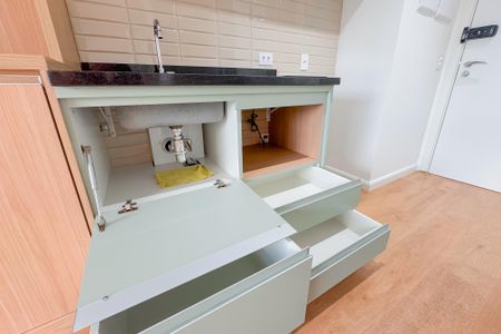 Studio à venda com 22m², 1 quarto e sem vagaCozinha