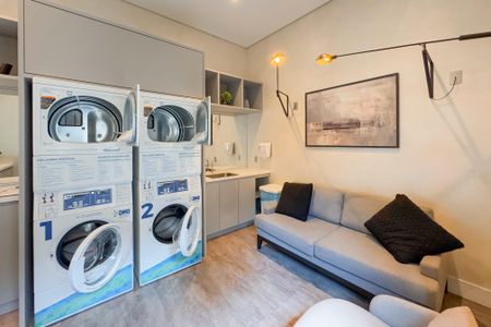 Studio à venda com 22m², 1 quarto e sem vagaLavanderia