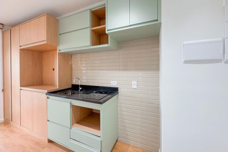 Studio à venda com 22m², 1 quarto e sem vagaCozinha