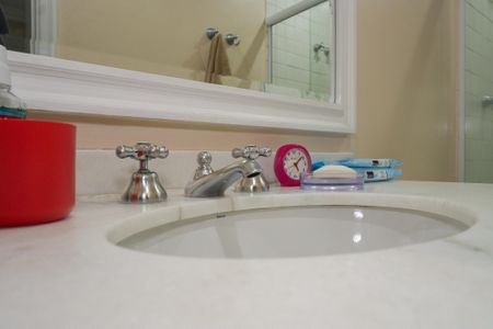 Casa de condomínio à venda com 578m², 5 quartos e 6 vagas Casa de condomínio à venda com 578m², 5 quartos e 6 vagasBanheiro da Suíte 3