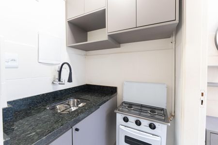 Studio para alugar com 30m², 1 quarto e sem vaga Studio para alugar com 30m², 1 quarto e sem vagaCozinha