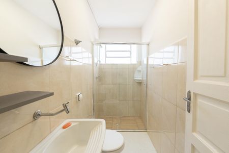 Studio para alugar com 30m², 1 quarto e sem vaga Studio para alugar com 30m², 1 quarto e sem vagaBanheiro