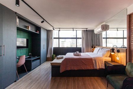 Studio para alugar com 37m², 1 quarto e sem vaga Studio para alugar com 37m², 1 quarto e sem vagaStudio