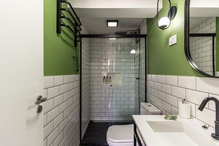 Studio para alugar com 37m², 1 quarto e sem vaga Studio para alugar com 37m², 1 quarto e sem vagaBanheiro
