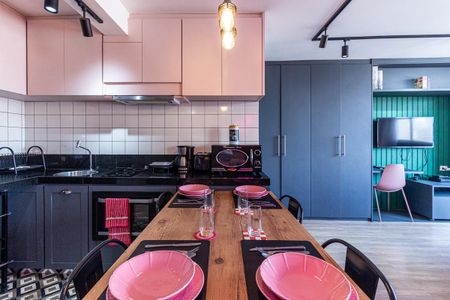 Studio para alugar com 37m², 1 quarto e sem vaga Studio para alugar com 37m², 1 quarto e sem vagaCozinha