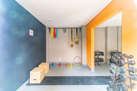 Apartamento à venda com 33m², 2 quartos e sem vaga Apartamento à venda com 33m², 2 quartos e sem vagaÁrea comum - Academia