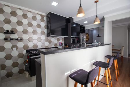 Casa de condomínio para alugar com 90m², 3 quartos e 2 vagasCozinha