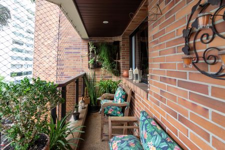 Apartamento à venda com 217m², 3 quartos e 3 vagasVaranda da Sala de Jantar