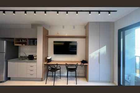 Apartamento à venda com 25m², 1 quarto e sem vaga Apartamento à venda com 25m², 1 quarto e sem vagaSala/Quarto