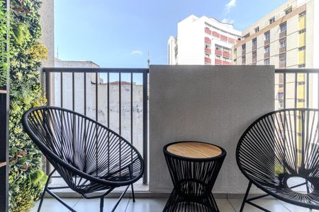 Apartamento à venda com 25m², 1 quarto e sem vagaVaranda