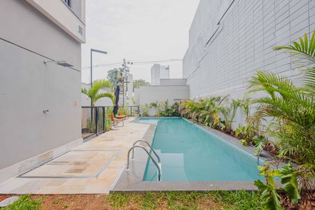 Studio para alugar com 24m², 1 quarto e sem vagaPiscina